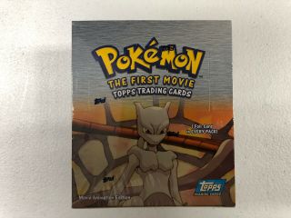 Pokemon The First Movie Topps Trading Cards Factory Booster Box