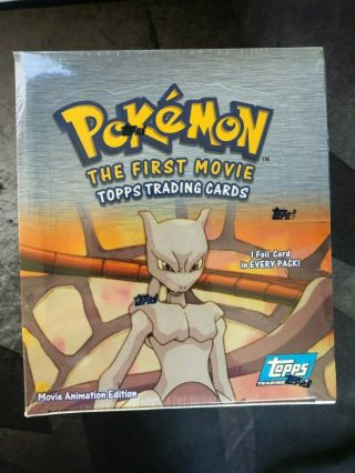 Pokemon The First Movie Series Topps Booster Card Box