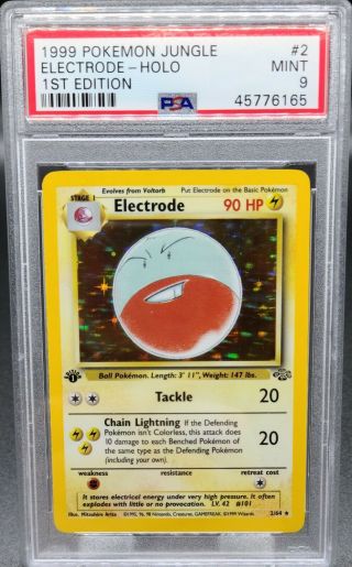 1st Edition Electrode Jungle Holo - Psa 9,  Strong 9