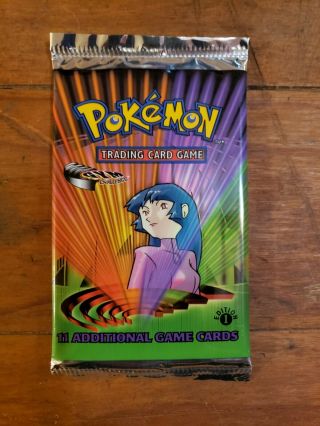 Pokemon First Edition Gym Challenge Booster Pack