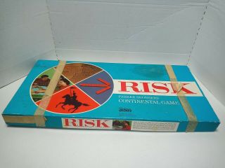 Risk Board Game Global Domination Vintage 1968 Parker Brothers 100 Complete