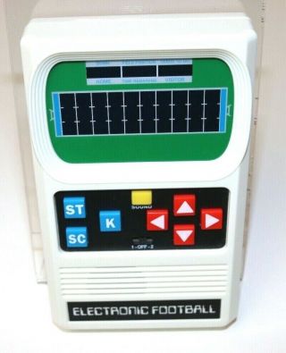 Vintage 1970’s Mattel Electronic Football Handheld Game &