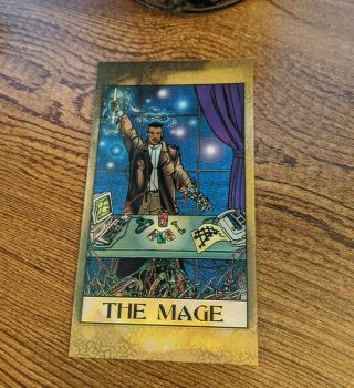 Mage The Ascension Tarot Card Promo Holographic Merch White Wolf Mta Vtm Vampire