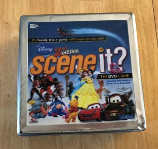 Disney 2nd Edition Scene It,  Dvd Board Game,  Collector 