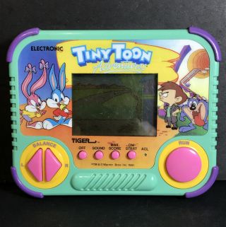 Vintage 1990 Tiny Toon Adventures Handheld Electronic Game Tiger Electronics