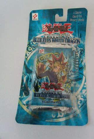 Yugioh Lob Unlimited Legend Of Blue Eyes White Dragon Blister Pack -