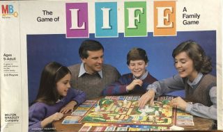 Vintage " The Game Of Life " Board Game By Milton Bradley - 1985 Edition - Complete