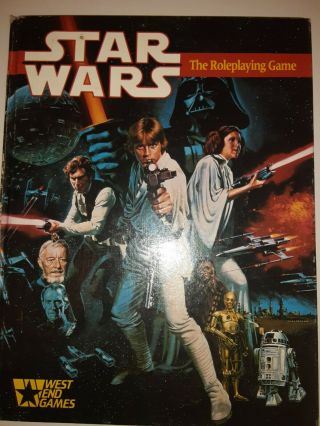 Star Wars The Roleplaying Game West End Games Hc First Edition 1987 Hardcover