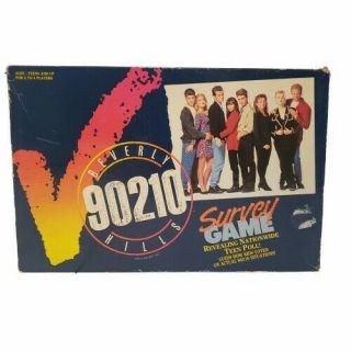Beverly Hills 90210 Survey Game Milton Bradley 1991 Complete - Luke Perry