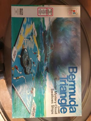 Vintage Bermuda Triangle Board Game By Milton Bradley From 1976 (complete)
