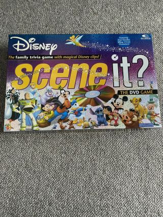 Disney Scene It Dvd Trivia Board Game 2004 100 Complete Pixar 1st Edition