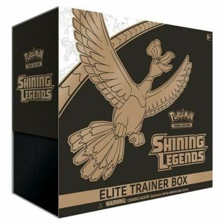 Two (2) Pokemon Tcg: Shining Legends Elite Trainer Box [trading Card Game,  Ho - Oh]