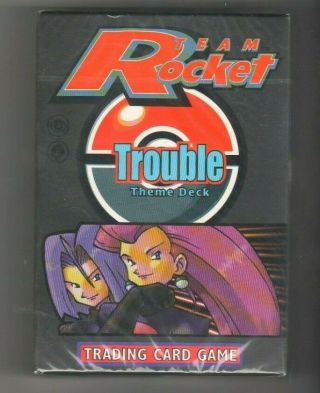 Pokemon Team Rocket Trouble Theme Deck Trading Card Game Factory