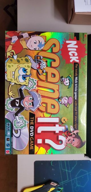 2006 Nick Scene It Trivia Dvd Board Game Nickelodeon Edition Complete Cib
