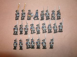 15mm Painted Syw,  Seven Year War Prussian Infantry.  Old Glory (24 Figures)