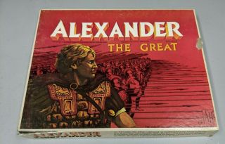 Alexander Ancients Warfare Board Game 1974 Avalon Hill From Play Tester 