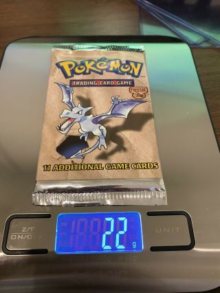 Wotc Pokemon - Fossil Booster Pack - Rare - Heavy??