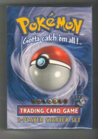 1999 Pokemon Trading Card Game 2 Player Starter Set Factory