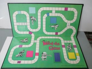 Vintage 1964 Ideal The " Weird - Ohs Board Game (board Only)