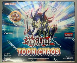 Konami Yu - Gi - Oh Toon Chaos Booster Box 1st Edition