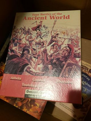 Four Battles Of The Ancient World Decision Games Exc.  Cond.