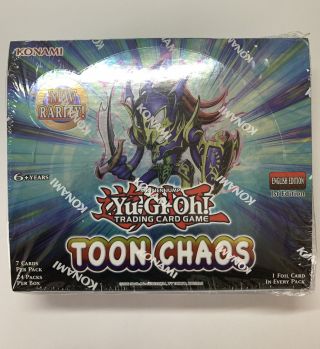 Yu - Gi - Oh Toon Chaos 1st Edition English Booster Box Yugioh