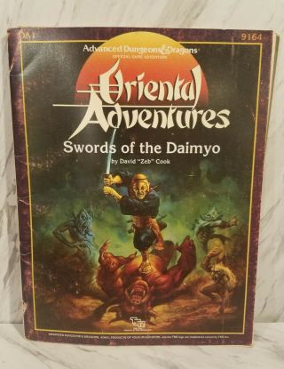 Oa1 - Swords Of The Daimyo - Oriental Adventures Dungeon & Dragons 2 Books