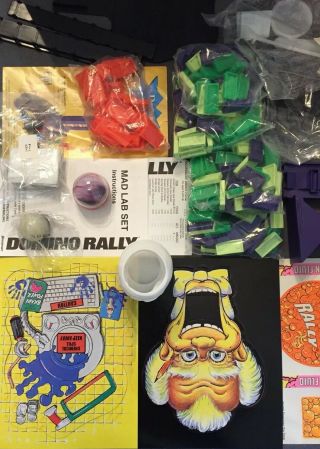 Domino Rally Mad Lab Set 1996 By Pressman Complete 99 Packaging 9517 2