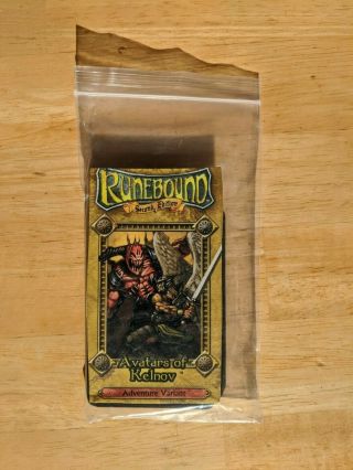 Fantasy Flight Games Runebound 2nd Ed Avatars Of Kelnov Adventure Card Expansion