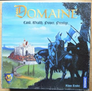 Domaine Board Game - Land - Wealth - Power - Prestige