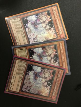 3x Secret Rare First Edition German Ash Blossom And Joyous Springs