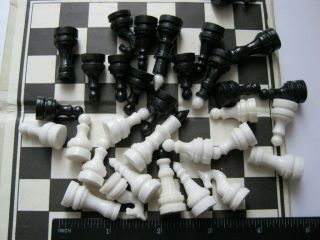 Old vintage russian soviet USSR plastic chess set 2