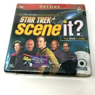 Star Trek Scene It?the Dvd Game In A Tin Box,  Deluxe Edition