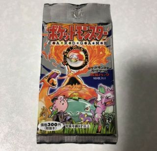 1996 Pokemon Base Set Booster Pack 1st Edition Seald Japanese