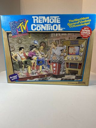 Mtv Music Television Remote Control Board Game Complete 1989 Pressman