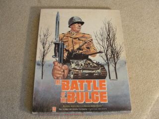 Wwii Battle Of The Bulge.  Avalon Hill Board Game.  1981.  Gen Patton
