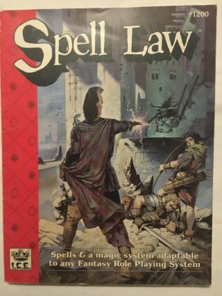 Rolemaster: Spell Law 2nd Edition - I.  C.  E
