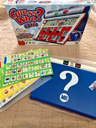Electronic Guess Who? Extra Mb Games 2008 Complete Batteries