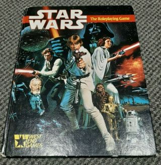 Star Wars - The Roleplaying Game - First Edition - West End Games 40001 Rpg Hc