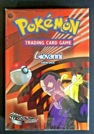 Giovanni Gym Challenge Theme Deck Pokemon Card Factory Plastic