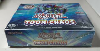Yu - Gi - Oh Toon Chaos Booster Box 1st First Edition 2