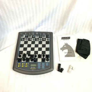 Excalibur King Master 2 - In - 1 Electronic Chess & Checker Set & Case,  Model 911e
