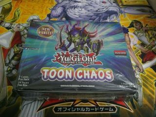 Yu - Gi - Oh Toon Chaos Booster Box Factory 1st Edition