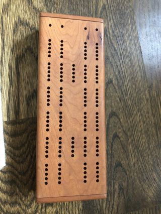 Hand Made Wooden Cribbage Board Carved By Gameboards Unique