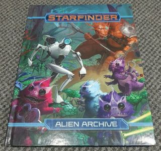 Starfinder Roleplaying - Alien Archive - Hard Cover - Paizo Pzo7105