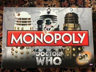 Doctor Who 50th Anniversary Monopoly Collectors Edition