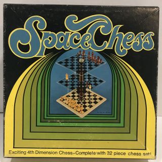 Vintage 1970 Pacific Game Company Space Chess 3 Level 4 Dimension 100 Complete