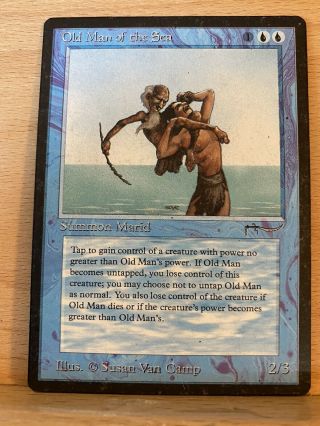 Magic Card,  An,  Old Man Of The Sea,  Moderately Played