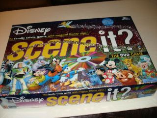 Disney Scene It? 1st Edition Dvd Game Mattel 2004 100 Complete / Fs