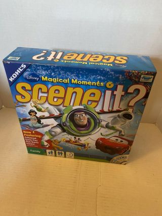 Scene It Disney Magical Moments Deluxe Edition Board Game 2010 Missing 1 Token 2